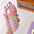 Miniatyrbild 5 av 5: Unicorn Rainbow Apple Iphone Case Silikon Soft Cover Fidget Toys null none