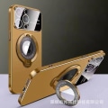 Miniatyrbild 1 av 5: Phone case kompatibelt Iphone 15 Pro Max/15 Pro/15 Stort fönster med magnetiskt fäste för läckageetikett, 15 Pro Max case Yellow for iPhoen 15 Pro