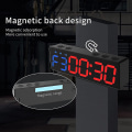 Miniatyrbild 5 av 5: Träningsklocka med batteri, portabel minigymtimer med inbyggd magnet för hemmagym, programmerbar nedräknings-/upptimer Black none