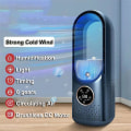 Miniatyrbild 3 av 5: Luftkylare Led Display Luftkonditionering Befuktning Elektrisk fläkt 6 hastigheter Tyst timer Fläkt Humidi Blue none