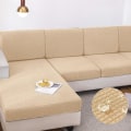 Miniatyrbild 1 av 4: Vattentät cover för vardagsrum Stretch jacquard sofföverdrag Billig sofföverdrag Delikat sofföverdrag för hem Hotell C 1R(50-60cm) Beige