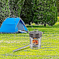 Miniatyrbild 3 av 5: Eldblåsningsrör Utomhus hopfällbart eldverktyg Eldverktyg null none