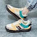 Miniatyrbild 5 av 5: Herrsneakers Andas löparskor Dammode Sportskor 5510 Beige 44