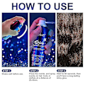 Miniatyrbild 4 av 4: 60ml Shiny Glitter Spray Glitter Spray För Hår Kroppskläder Snabbtorkande För Nattklubbsfestscen null none