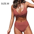 Miniatyrbild 2 av 5: Delad baddräkt för dam Retro Bikini Baddräkt Bikini Sommarbaddräkt m