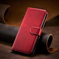 Miniatyrbild 5 av 5: För Huawei Mate 20 Calf Texture Spänne Horizontal Flip Läder Phone case Red