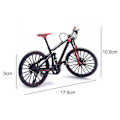 Miniatyrbild 2 av 3: Mini 1 10 Legering Cykel Skala Modell Dasktop Simulering Prydnad Finger Mountainbikes Leksak#d140693 Red none