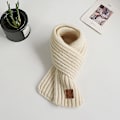 Miniatyrbild 5 av 5: Småbarn Barn Halsduk Pojkar Flickor Vinterstickade Varma Halsdukar Hals Warmer_mi beige