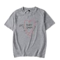 Miniatyrbild 2 av 3: Harry Styles Fine Line Printed T-shirt Damer Herr Casual Kortärmade Tshirts Grey M