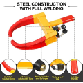 Miniatyrbild 2 av 7: KAYCENTOP Hjulklämlås Universal Säkerhet Däcklås Stöldskydd Låsanordningar Justerbar längd Passar de flesta fordon för släp SUV Båt 1pcs Red\/yellow