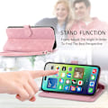 Miniatyrbild 3 av 4: Case För Iphone 13/13 Pro Wallet Telefon Case För Iphone 13 Mini Zipper Wallet Flip Case För Iphone 13 Pro Max Brown 13 Pro Max