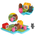 Miniatyrbild 3 av 5: Tre små grisar Smart Hide&Seek Brädspel Utmaningar Skill Building Pussel Logic Game null none