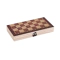 Miniatyrbild 1 av 5: Blå 3 i 1 dubbelsidigt Backgammon Resebrädspel null none