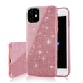 iPhone 12 / iPhone 12 PRO - 3in1 Glitter Elegant Pehmeä Kuori Pinkki
