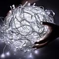 Miniatyrbillede 3 af 4: Lysestage - SPRINGOS - 500 LED - 22,5 m - Koldt hvid - Blinkfunktion kall vit