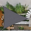 Pikkukuva 1 / 4: SPRINGOS kolmiovarjostinpurje - 3x3x3m - 160g/m² - Tummanharmaa mörkgrå