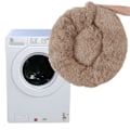 Miniatyrbillede 3 af 4: Seng til hunde og katte - SPRINGOS® - Ø 80 cm - Lysebrun - Vaskes ved 30° - Skridsikker Ljusbrun