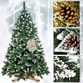 Miniatyrbillede 2 af 4: Kunstig juletræ - SPRINGOS - 180 cm - PVC - Kunstig sne - Klassisk Grön