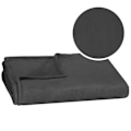 Miniatyrbillede 1 af 4: SPRINGOS® hyggetæppe - Grafit - 70x160 cm - Polyester grafit