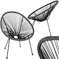Miniatyrbillede 4 af 5: Havemøbel - Springos - Acapulco - Grå - Metal - Attraktivt design grå