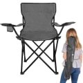 Miniatyrbillede 1 af 4: Kollapsbar campingstol - SPRINGOS - Grå - Polyester 600D - Stål - 1 plads Grå