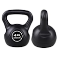 Miniatyrbillede 3 af 4: SPRINGOS® Dumbbell 4 kg - Bodybuilding - Vægtløftning - Sort Svart