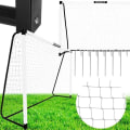 Miniatyrbillede 4 af 4: Fodboldmål med net 200 x 300 cm - SPRINGOS - Stål - Hvid Vit