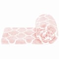 Miniatyrbillede 3 af 4: Sengesæt - SPRINGOS - Marokkansk kløver - 200x220 cm - Polyester - Blød og varm Rosa