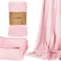 Pikkukuva 4 / 4: Peitto - SPRINGOS® - 200X220 cm - Pehmeä - Vaaleanpunainen - Polyesteri 100% Rosa
