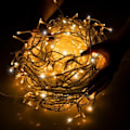 Miniatyrbillede 3 af 4: Lysende guirlande - SPRINGOS - 500 LED - 22,5 m - Varm hvid - Flash-funktion - IP44 Vit varm
