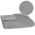 Miniatyrbild 1 av 4: Filt - SPRINGOS - Täcke 200x220 cm - 100% polyester - Grå - Mjuk konsistens Grå