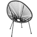 Miniatyrbillede 1 af 5: Havemøbel - Springos - Acapulco - Grå - Metal - Attraktivt design grå