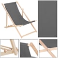 Miniatyrbillede 3 af 6: Springos® Foldbar trætransat – ideel til haven, stranden eller balkonen Grafit
