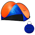 Pikkukuva 2 / 4: Ranta-aita - SPRINGOS - Pop Up - 200x120 cm - Automaattinen - Kuljetuspussi mukana Blå/orange