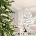 Miniatyrbillede 4 af 4: Kunstig juletræ - SPRINGOS - Kaukasiske gran - 180 cm - PVC - Indendørs Grön