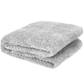 Miniatyrbillede 3 af 4: Tæppe - SPRINGOS® - 150x200 cm - Polyester 100% - Lysegrå - Blødt og varmt ljusgrått