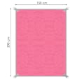 Pikkukuva 3 / 4: Ranta-alusta - SPRINGOS® - Suuri peitto - Hiekkaa estävä - 150 x 200 cm - Vaaleanpunainen Rosa