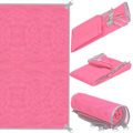 Pikkukuva 1 / 4: Ranta-alusta - SPRINGOS® - Suuri peitto - Hiekkaa estävä - 150 x 200 cm - Vaaleanpunainen Rosa