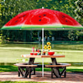 Miniatyrbillede 1 af 4: SPRINGOS® Strandparasol, have 160 cm vattenmelon