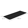 Pikkukuva 3 / 4: Itsetäyttyvä patja - SPRINGOS - 50 x 180 cm - Musta - Camping - Kantolaukku mukana Svart