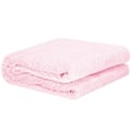Miniatyrbillede 3 af 4: Tæppe - SPRINGOS - Zigzag - 70 x 160 cm - Lys pink - Blødt og varmt ljusrosa