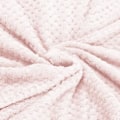 Miniatyrbild 2 av 4: Täcke - SPRINGOS - 200 x 220 cm - Polyester - Gamla rosa - Snäckmönster gammalrosa