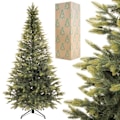 Miniatyrbild 4 av 4: Konstgjord julgran - SPRINGOS - DELUXE - 220 cm - 3D Gran - Stöd ingår Grön