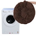Miniatyrbillede 2 af 4: Seng til hund og kat - SPRINGOS® - Ø 80 cm - Brun - Vaskbar ved 30° - Skridsikker kastanj