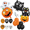 Miniatyrbillede 1 af 4: Halloween Dekorationssæt - SPRINGOS - 14 Balloner - Latex - Multifarvet - Skræmmende Flerfärgad