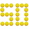 Miniatyrbild 1 av 2: Hasbro Nerf Yellow Bullet Set för Nerf Rival x50