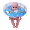 Miniatyrbild 5 av 5: Baby Spädbarn Simning Nackkrage Uppblåsbar Badskydd Cirkel för 1-18 Månader Blå
