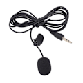 Miniatyrbild 8 av 9: Klippmikrofon Handsfree Brusreducerande 3,5 mm-kontakt Klippmikrofon för IOS PC-kamera MP3 (ZYH)