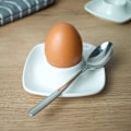 Miniatyrbild 1 av 4: Premium äggkoppar (3 st.) i porslin - vit - modern fyrkantig form  (ZYH)