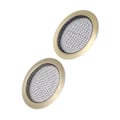 Miniatyrbild 7 av 9: 2 st ljudhålsinsatser för Dobro Resonator Screen Box Resonant Guitar Insert Speaker Grill  (ZYH)